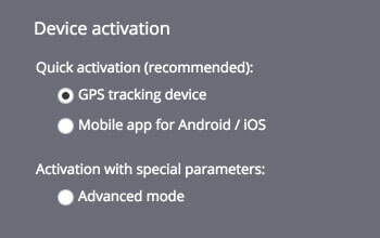 Device activation