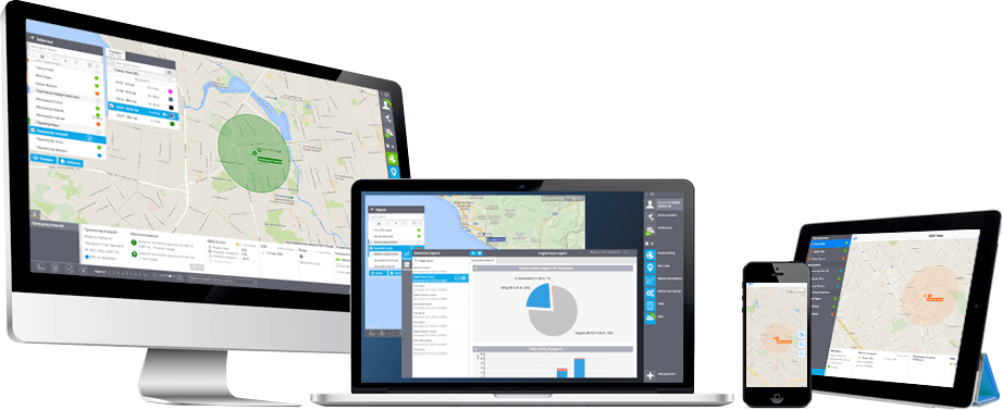 Lions Auto-Web-interface for big and small screens