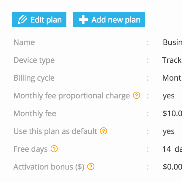 Billing for GPS tracking service