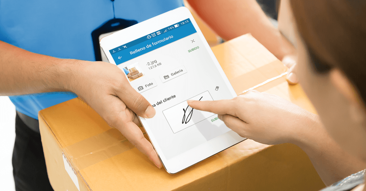 Nueva característica "Anexos": envíe fotos, archivos y firmas electrónicas desde “campos” a la oficina