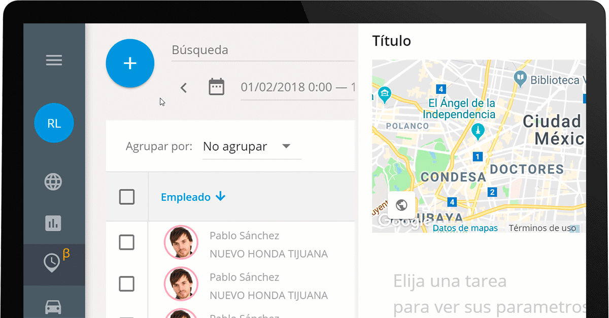 Tareas 2.0: disfruten de una interfaz más amigable para el monitoreo de empleados móviles
