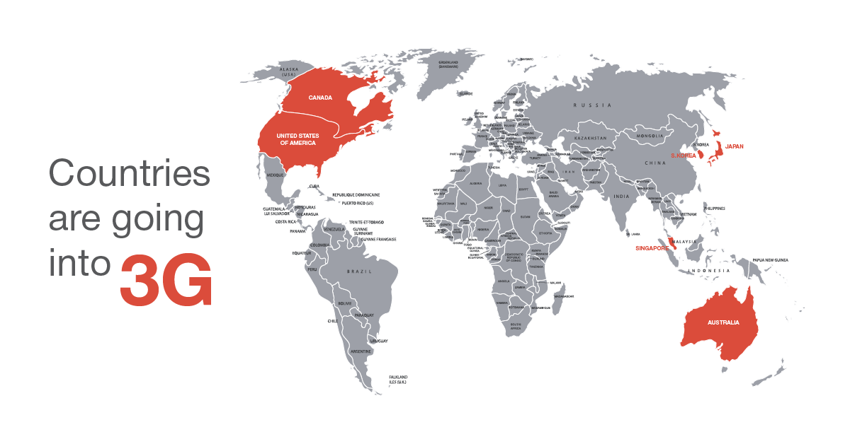 3G GPS tracking business era is near at hand. 2G became a thing of the past. Or not? Countries are going into 3G