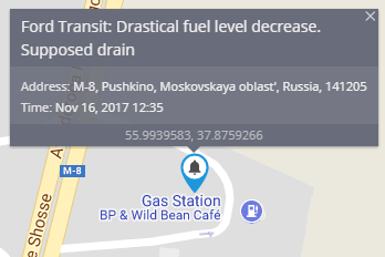 Navixy Updates: November 2017 Drainings and refuelings