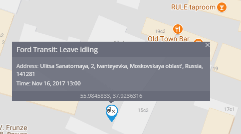 Navixy Updates: November 2017 Idlings