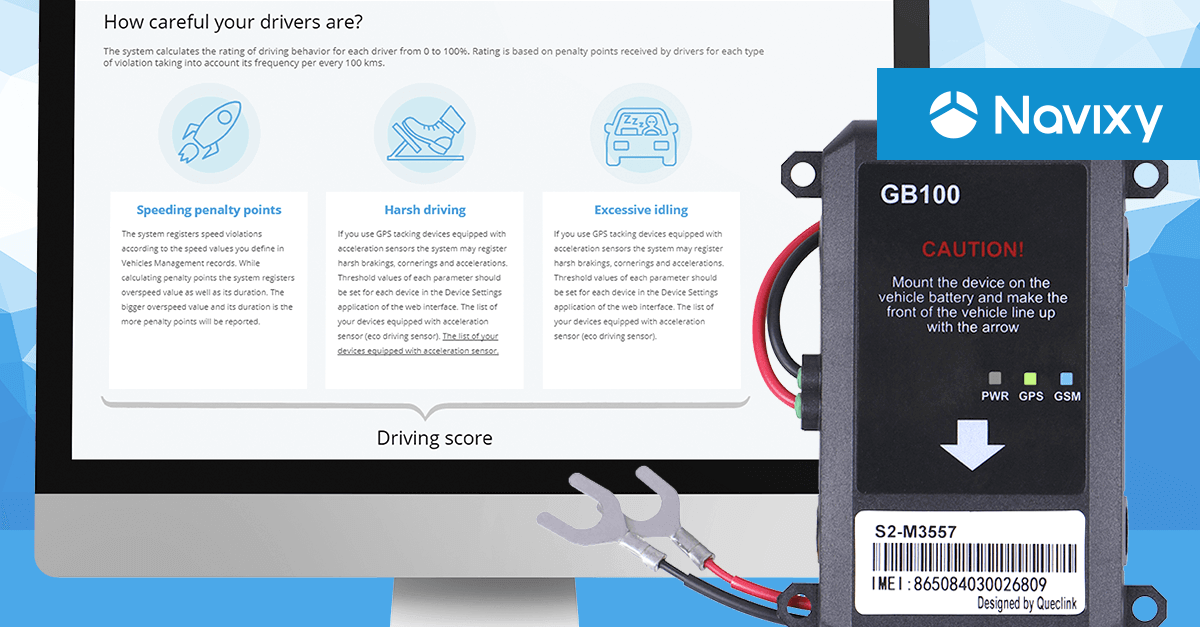 Queclink GB100 — a new GPS tracker for insurance telematics that reconstructs traffic accidents