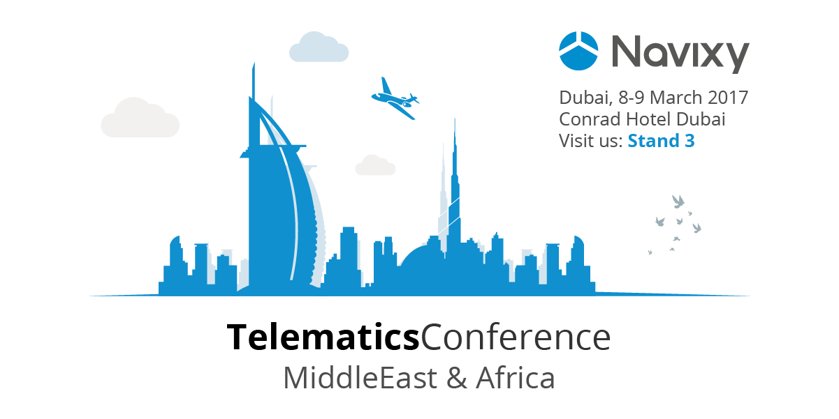 Navixy is going to attend Telematics Conference Middle East & Africa 2017