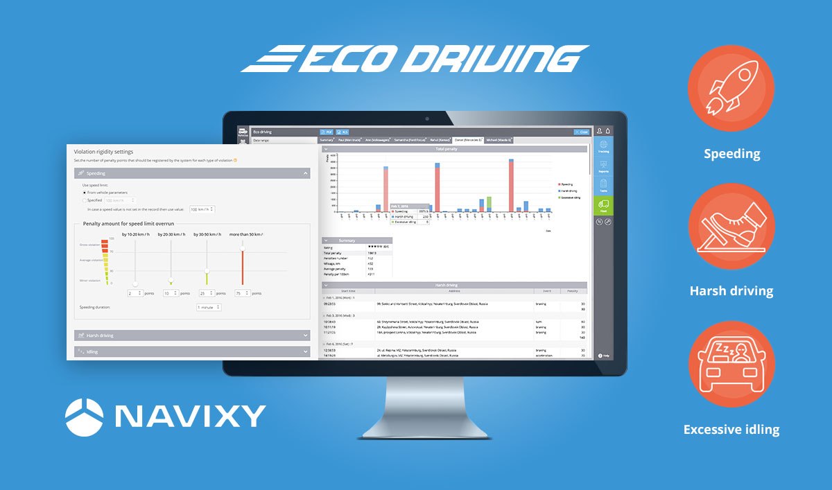 Eco Driving. Característica nueva de Navixy