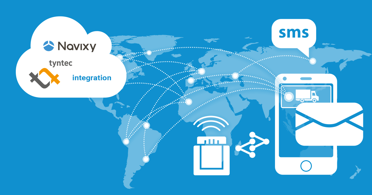 La nueva integración de Navixy + tyntec permite dar soluciones de rastreo GPS de comunicación global