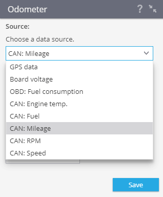 Odometer - CAN: Mileage