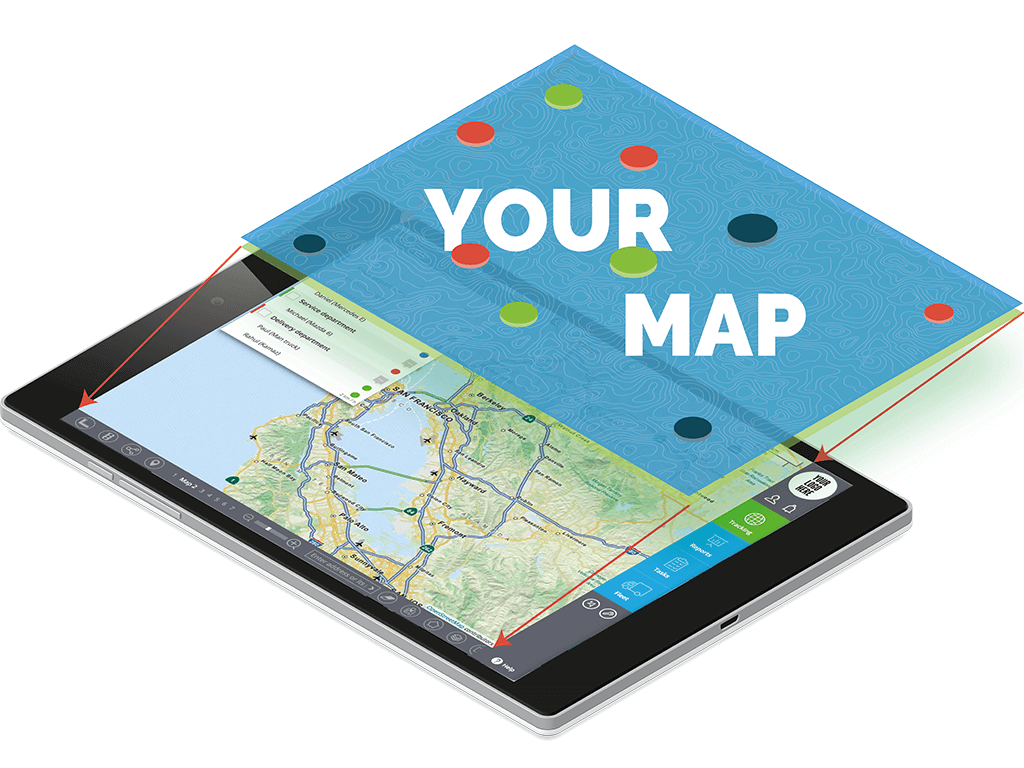 Adding extra maps to GPS tracking platform