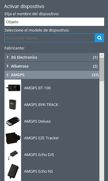 Dispositivos GPS