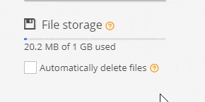 File storage File storage