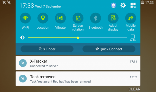 Assign tasks to X-GPS tracker Apps