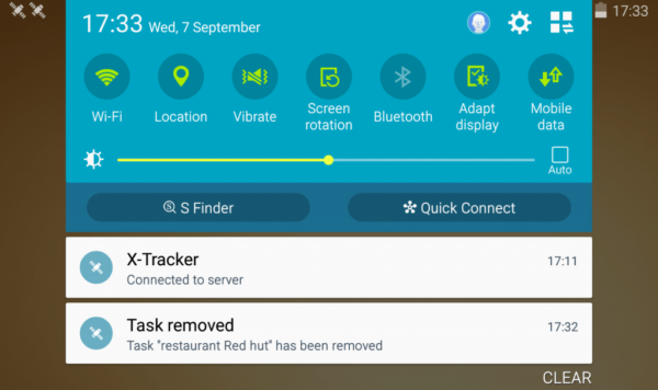 Assign tasks to X-GPS tracker apps