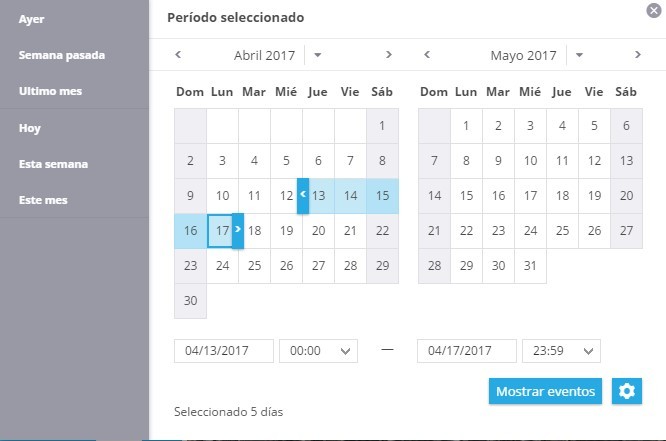 Ver eventos Ver eventos