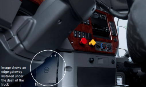 Edge computing in fleet management DELL EDGE gateway