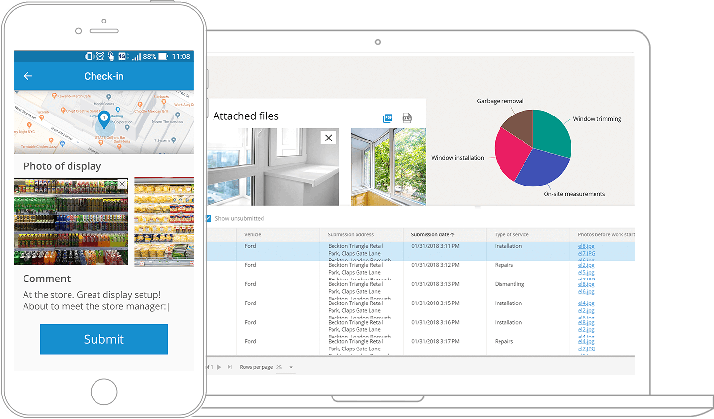 Software de gestão e controle de funcionários externos