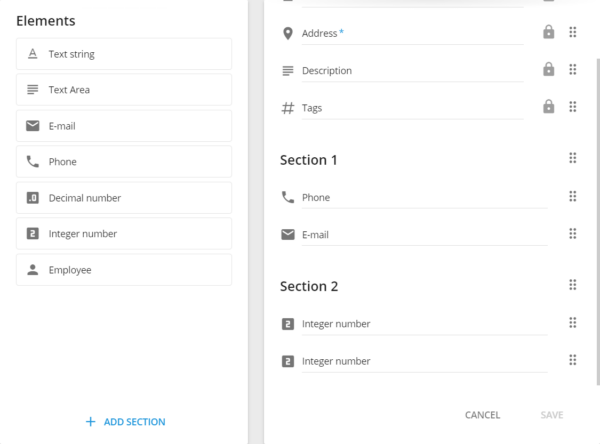 Custom fields