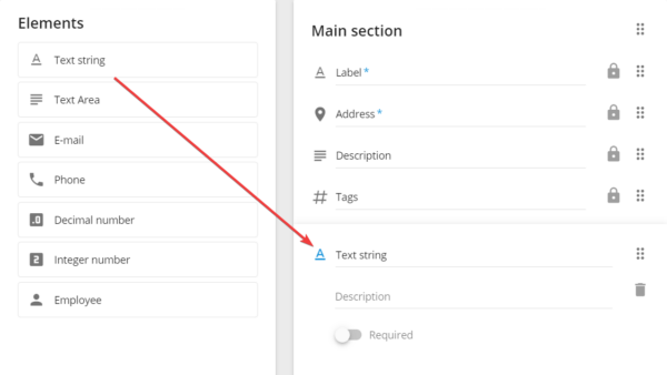 Custom fields