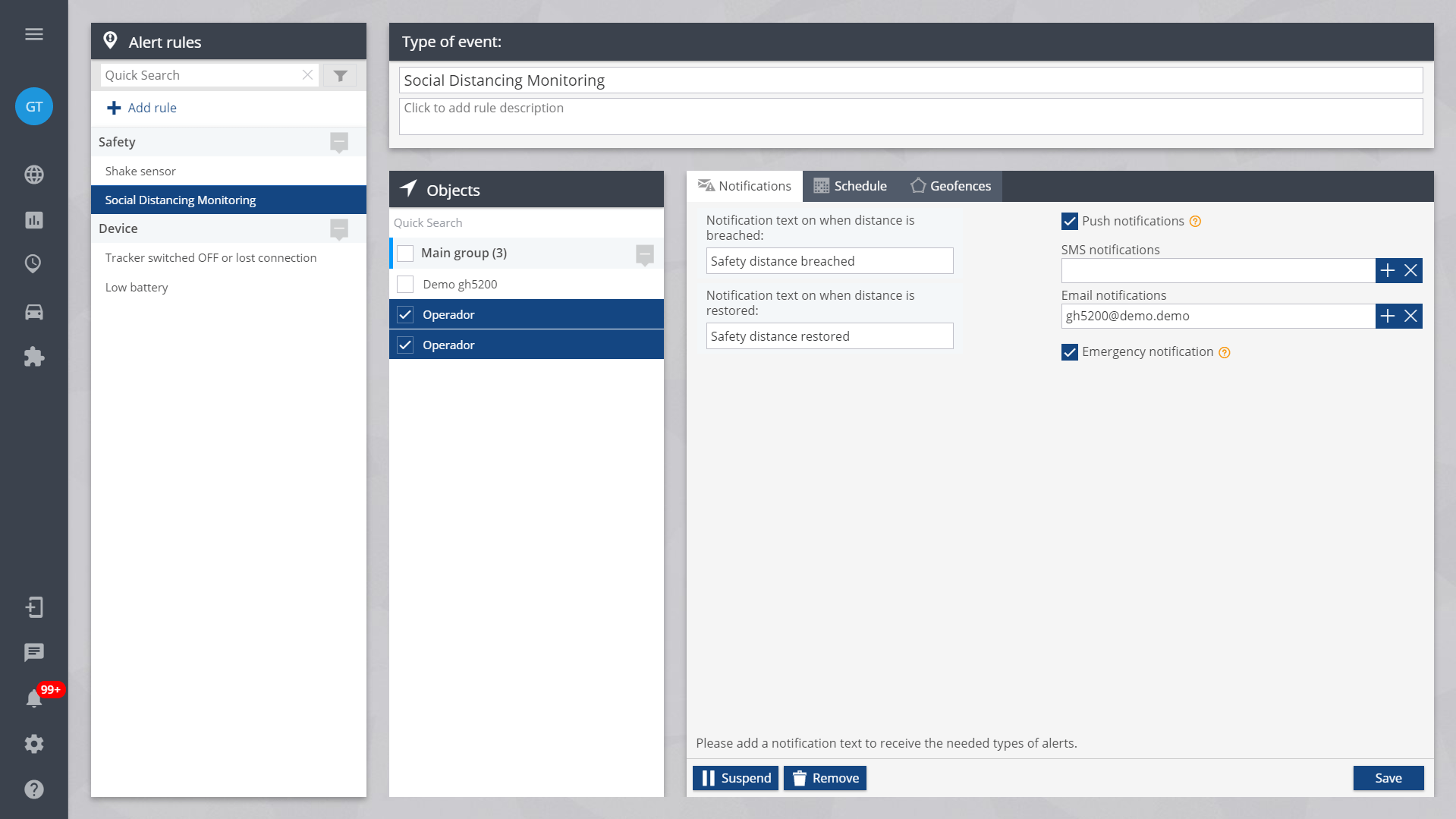 Social Distancing Solution: Navixy + Teltonika