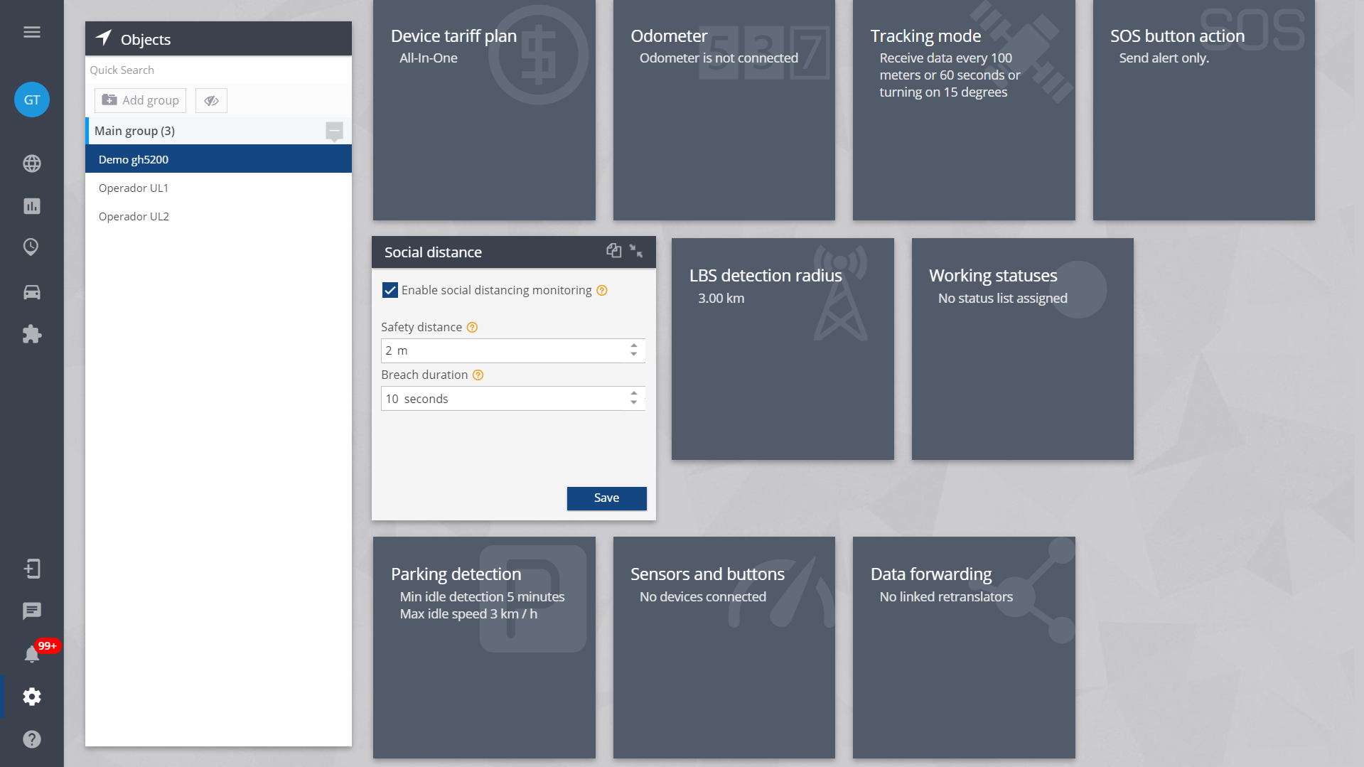 Social Distancing Solution: Navixy + Teltonika