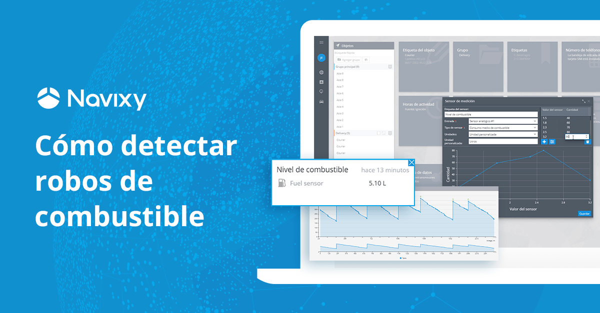Instructivo Navixy: 7 beneficios del control de combustible