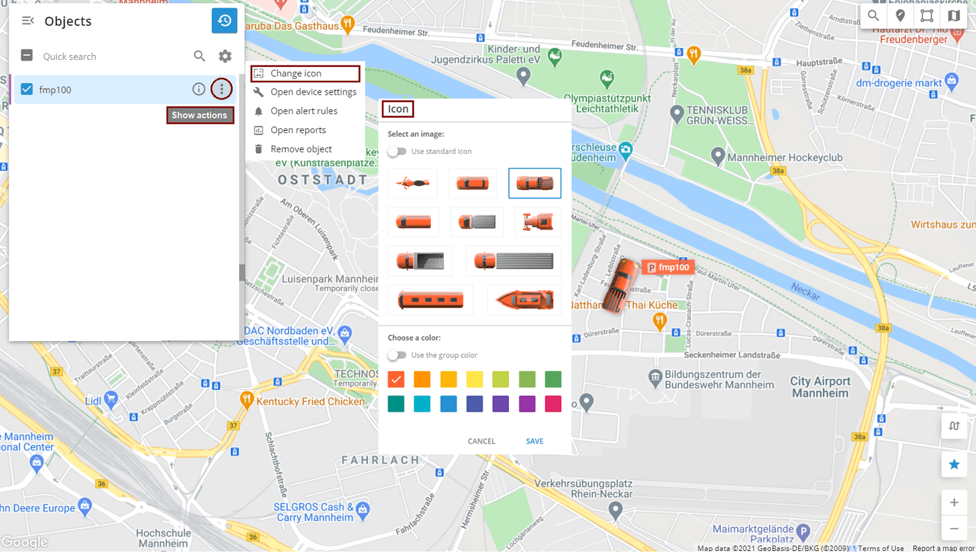 Actualización de Navixy: Nueva experiencia de rastreo GPS Iconos image