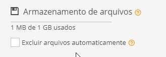 Armazenamento de arquivos Armazenamento de arquivos
