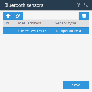 Bluetooth sensors