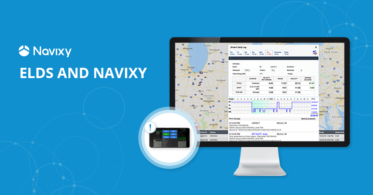 ELDs and Navixy: track working hours and more