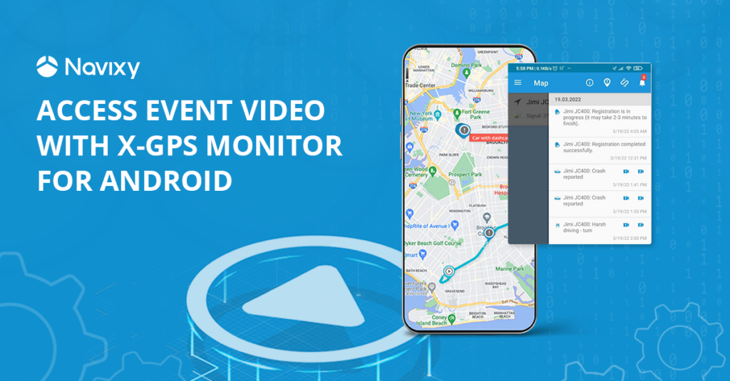 Access event video and more with XGPS Monitor for Android — Navixy