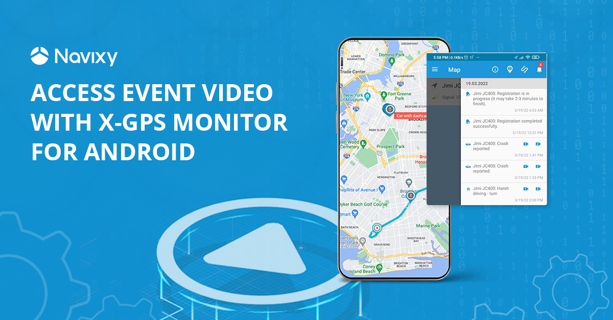 Access event video and more with X-GPS Monitor for Android