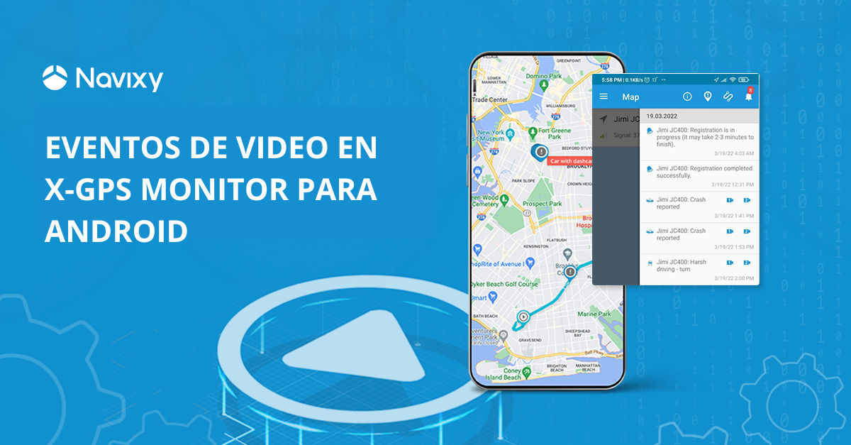 Videos basados en eventos y mucho más con la versión para Android de X-GPS Monitor