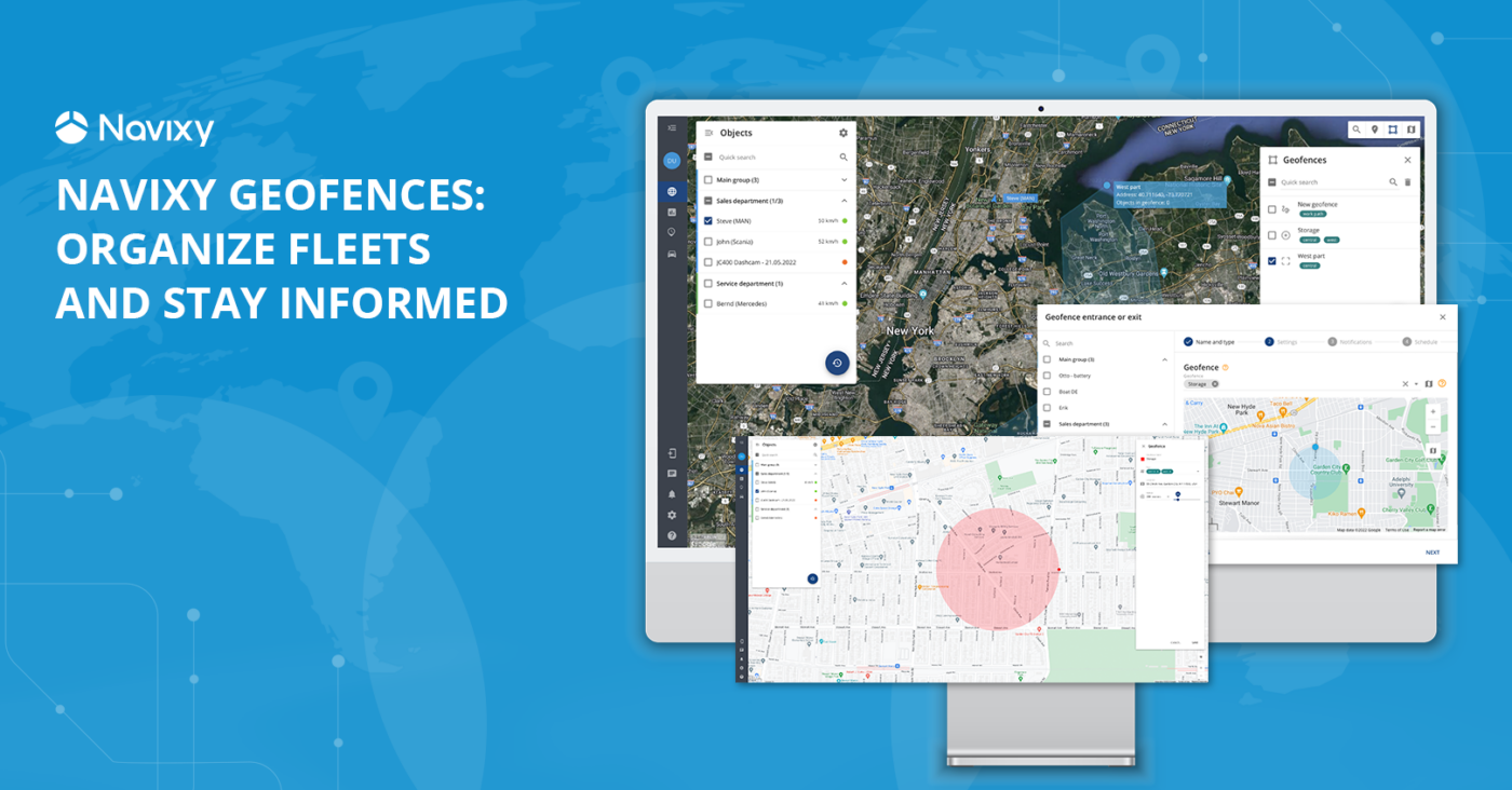 Improve fleet oversight with Navixy geofences