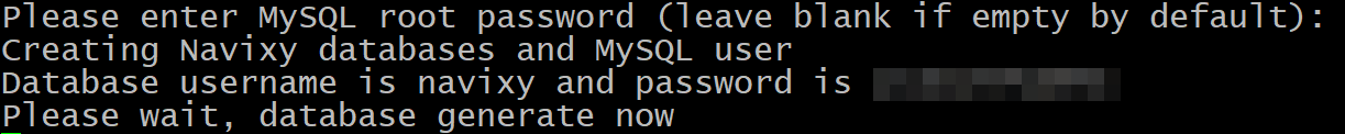 Automatic installation db-init