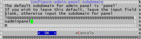 Automatic installation panel-domain