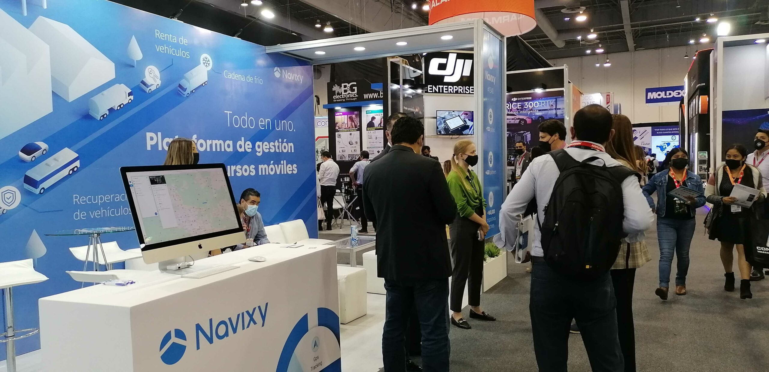 Navixy had many visitors to our booth at Expo Seguridad 2022!