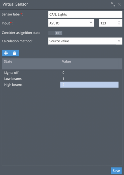 Configuration for monitoring vehicle lights