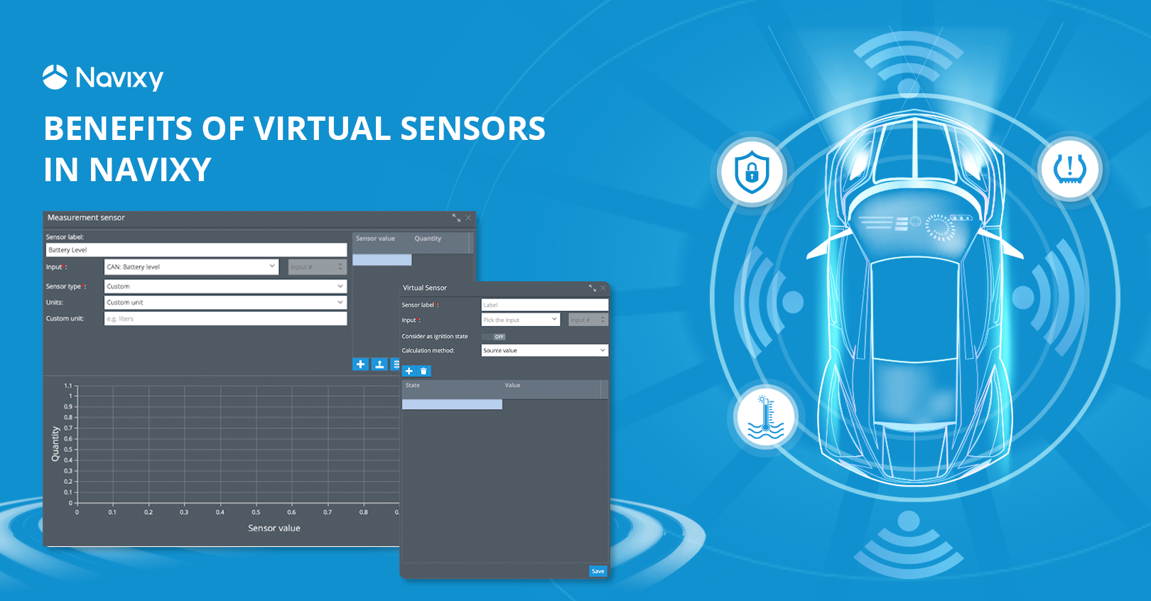 Sensor-agnostic telematics: using virtual sensors in Navixy
