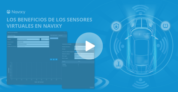 Sensor-agnóstico de telemática: usar sensores virtuales en Navixy