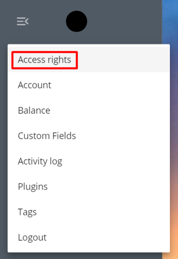 Access rights