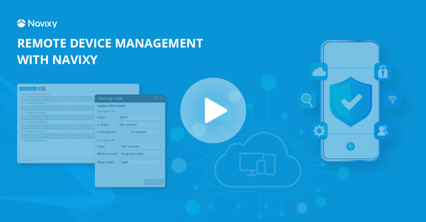 Remote device management with Navixy