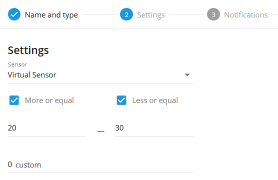 Parameter in range Parameter in range
