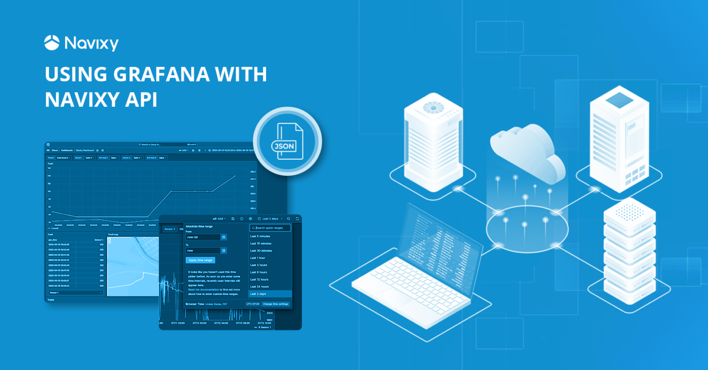 Building telematics dashboards in Grafana with Navixy API