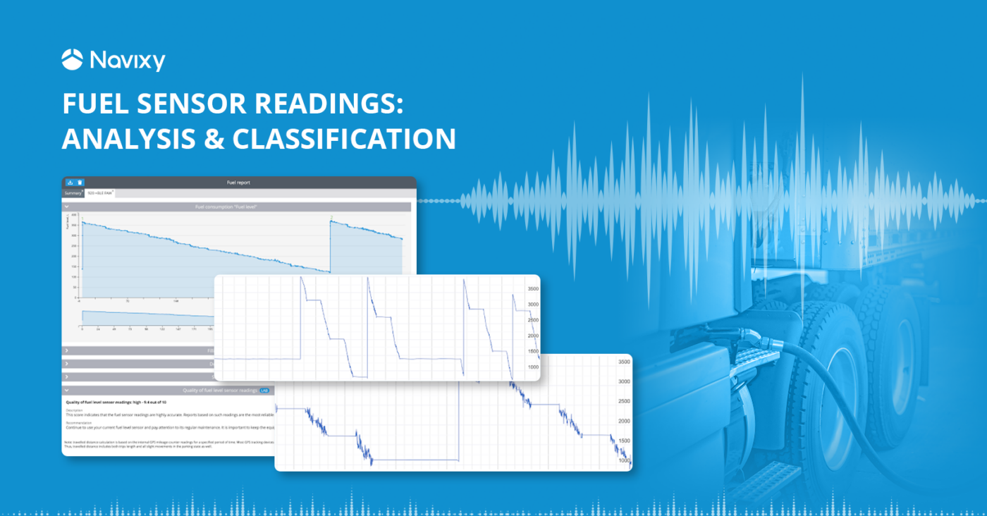 Navixy fuel sensor analysis and classification