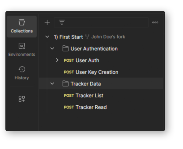 Tracker data call