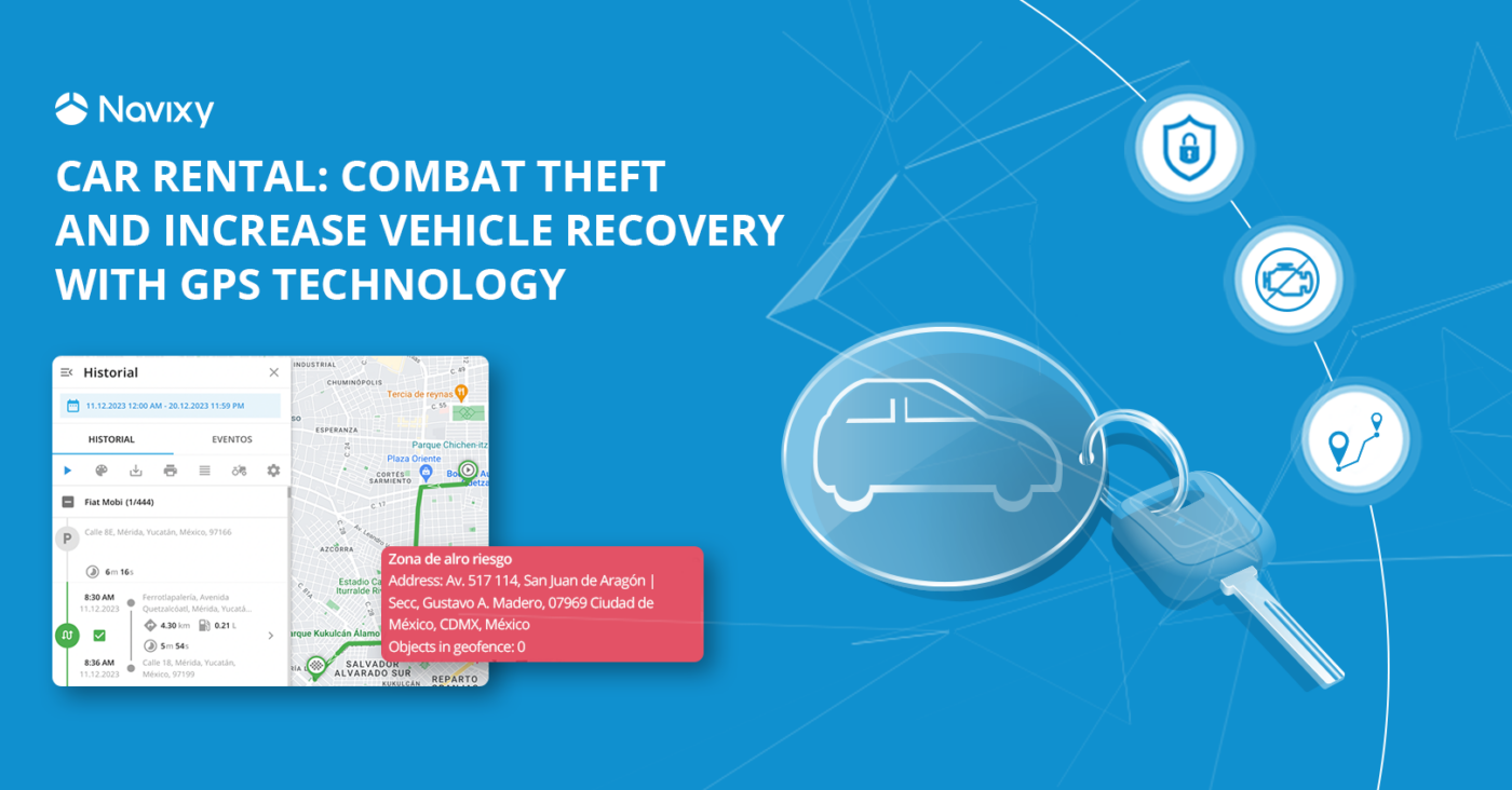Challenges in car rental industry: combat theft and recover vehicles with GPS