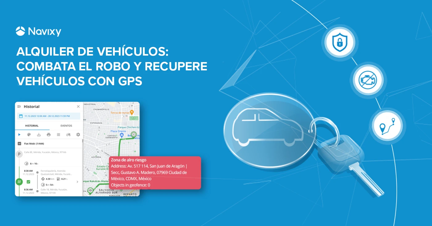 Desafíos en la industria de alquiler de vehículos: combata el robo y recupere vehículos con GPS