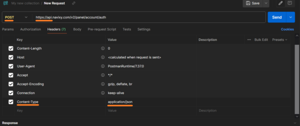 application/json