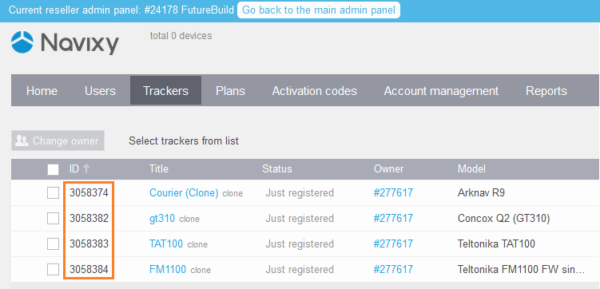 Automatización impulsada por API del proceso de clonación por lotes de rastreadores entre paneles